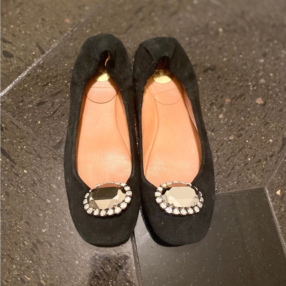 Suede new shoes